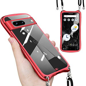 Pixel 7a �P�[�X �N���A �V�����_�[ �X�g���b�v�t�� �O�[�O�� �s�N�Z��7a �J�o�[ ���� ���|�� �΂߂��� TPU �V���R�� ���b�L���H �ϏՌ� �S�ʕی� ���^ �؍� ���� ��|�� �X�}�z�P�[�X (���b�h)