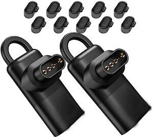 Garmin �K�[�~�� �ϊ��A�_�v�^�[ [�A�_�v�^�[*2��+�h�o�v���O �[�d�|�[�g�p*10��+�X�g���b�v*2��] GarminApproach S70 / vivosmart5 / ForeAthlete 745 / 945 / 265 / 265S / 55 / Fenix / Instinct2 / Approach S62 �p�ϊ��}�C�N
