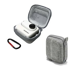 Insta360 Go 3 / Go 3S �P�[�X �ی�P�[�X �R���p�N�g �ϏՌ� ��� ���[ �g�ѕ֗� �A�N�Z�T���[ (�O���[)