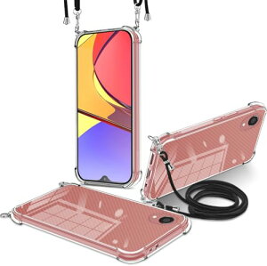 Galaxy A21 SC-42A SCV49 �P�[�X �N���A �l�b�N�X�g���b�v �X�}�z�P�[�X �񂩂� �΂߂��� �X�}�z �V�����_�[�X�g���b�v �X�}�z �g�уX�g���b�v ���|�� Galaxy A20 SC-02M SCV46 ��|�� �V�����_�[ �J�o�[ 