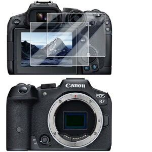 Canon EOS R7 / R6 �t���ی�t�B���� �d�x9H 2.5D���H �ɔ� �����ߗ� �w��h�~ �������� �Ռ��z�� ��U�h�~ �\��t���ȒP �C�A�[�� [2��]