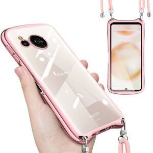 AQUOS sense8 �P�[�X �N���A �V�����_�[ �X�g���b�v�t�� SH-54D SHG11 �J�o�[ ���� ���|�� ��|�� �΂߂��� TPU ���b�L���H �ϏՌ� �S�ʕی� ���^ �؍� ���� �A�N�I�X �Z���X8 sh-54d shg11 �X�}�z�P�[�X