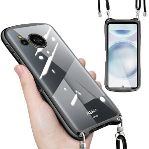 AQUOS sense8 �P�[�X �N���A �V�����_�[ �X�g���b�v�t�� SH-54D SHG11 �J�o�[ ���� ���|�� ��|�� �΂߂��� TPU ���b�L���H �ϏՌ� �S�ʕی� ���^ �؍� ���� �A�N�I�X �Z���X8 sh-54d shg11 �X�}�z�P�[�X