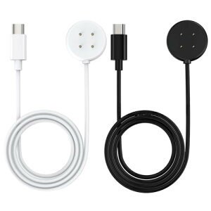 Google Pixel Watch 3 / Watch 2 �[�d�� �|�[�^�u�� Type-C �|�[�g�t�� �r���v �[�d�X�^���h 1m ���C�z���[�d�P�[�u�� Fitbit sence2 / sence / Versa 4 / Versa 3 / Ace LTE�X�}�[�g�E�H�b�`�p�[�d�P�[�u�� (�u���b�N+