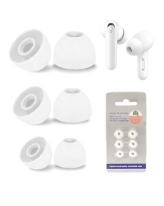Anker Soundcore �C���[�s�[�X �����p �V���R������ SPORT X10 / LIFE DOT3I / life note 3 / Space A40 / LIFE A3i / LIFE P3 / Liberty 2Pro / LIBERTY 3 PRO / Liberty 4 �V���R���� (S / M / L�T�C�Y�e1�y�A) ����~�� �_�炩�� �y��