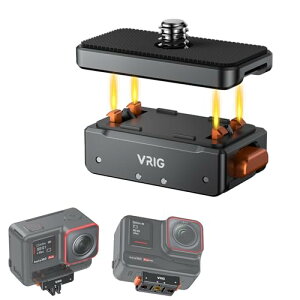 VRIG AC07 Insta360 Ace Pro 2 ���C�N�C�b�N�����[�X�}�E���g �A���~�j�E������ �܂肽���ݎ� �A�_�v�^�[ Insta360 Ace Pro2 / Ace Pro / Ace / X5 / X4 / X3 / ONE X2�ƌ݊������� �C���X�^360�A�N�Z�T���[