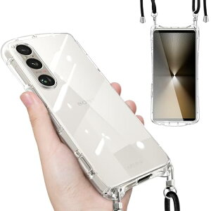 Xperia 1 VI SO-51E �P�[�X �V�����_�[ Xperia 1 VI �J�o�[ �N���A �X�g���b�v�t�� �G�N�X�y���A 1VI �J�o�[ so-51e �P�[�X ���� ���|�� �΂߂��� ��|�� ���O���\ ���������\ �؍� ���� �X�}�z�P