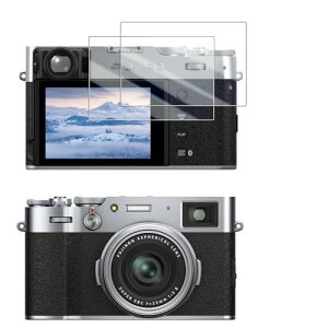 Fujifilm X100VI X100V X-E4 X-T4 �t���ی�t�B���� �d�x9H 2.5D���H �ɔ� �����ߗ� �w��h�~ �������� �Ռ��z�� ��U�h�~ �\��t���ȒP �C�A�[�� [2��]