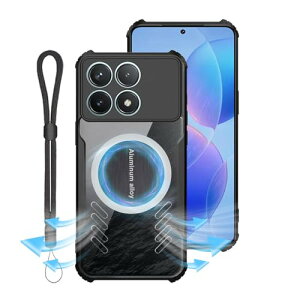 Xiaomi POCO F6 Pro �P�[�X �Q�[����p / �T�|�[�g�J�[���C�z�� / �������ꂽ�R�[�i�[�O���t�F����p�ی�J�o�[ ���ϋv�� �ϏՌ� TPU+�A�N�������� ���΂݂ɂ��� �A�W���X�^�u���E�������[�h�t Xiao