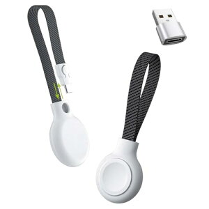 Samsung Galaxy Watch �[�d�� ���C�����X�[�d�� USB-C �� USB-A �[�d�P�[�u�� �R���p�N�g �}�O�l�b�g�� �P�[�u���s�v ���C�����X �����^�ѕ֗� �y�� Galaxy Watch 8 / 8 Classic / Ultra 2025 / Ultra / 7 / 6 / 6 Classic /