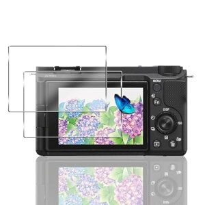 SONY (�\�j�[) VLOGCAM ZV-E10 II / ZV-E10M2 �K���X�t�B���� VLOGCAM ZV-E10 II / ZV-E10M2 �t�B���� �A�N�Z�T���[ �����K���X �t�� �ی�t�B���� 3D Touch �����ߗ� �C�A�[�� �����^ ��U�h�~ �����x �Ռ��z�� �w