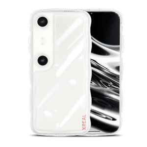 XREAL Beam Pro �P�[�X �N���A �E�F�[�u ������� TPU �؍� ���킢�� ���� �X�}�z�P�[�X �l�C �V���v�� ����~�� ���^ �y�� �ϏՌ� �w��h�~ �����Y�ی� �X�g���b�v�z�[���t�� �V���R�� TPU �o��