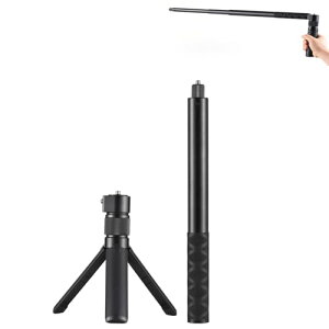 ���B��_ �ڂɌ����Ȃ� ���B��_�L�b�g 120cm ��]���n���h���O�r �A���~�j�E�������� 1 / 4�C���`�l�W �ő咷��120cm Insta360 X5 / X4 / X3 / ONE X2 / ONE X / ONE RS / ONE R / ONE�p (���B��_�L�b�g)