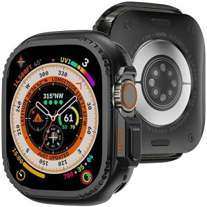 �A�b�v���E�H�b�` �J�o�[ 49mm Apple Watch �P�[�X Ultra 3 / 2 / 1 �E���g�� �����Ղ邤������ ���^���J�o�[ �S�ʕی� ������ �X�e�����X �ϏՌ� �����ȒP �����Y �����P�[�X iWatch 49mm �u���b�N