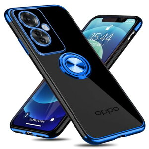 OPPO Reno11 A �P�[�X �����O�t�� A401OP CPH2603 �P�[�X �N���A �ϏՌ� �X�^���h�@�\ ���� TPU �ԍڃz���_�[�����h�~ �h�o ���^ �y�� ��̌^ �ό`�h�~ �S�ʕی�J�o�[ �I�b�| ���m11 a �P�[�X ��