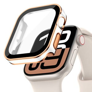 Apple Watch �J�o�[ 46mm apple watch �P�[�X Series 10 9 8 7 SE 6 5 4 Ultra�p �h�� �����^ �ϏՌ� �d�x9H �����K���X �����ߗ� �ϋv �ϏՌ� ���� PC�f�� ������ �y�� �ی�P�[�X ��̌^ �S�ʕی� �h�o �L�Y�h�~