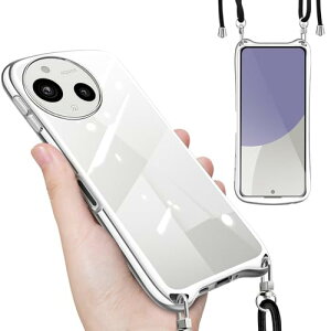 AQUOS sense9 SH-53E �P�[�X �N���A �V�����_�[ �X�g���b�v�t�� sense9 SHG14 �J�o�[ ���|�� ��|�� �΂߂��� ���� TPU �ϏՌ� �S�ʕی� ���^ �؍� ���� ��|�� �A�N�I�X �Z���X9 SH-M29 �X�}�z�P�[�X (�V