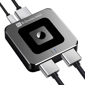 HDMI �ؑ֊� 1����2�o�� / 2����1�o�� �o���� 2PC ���L 8K 60Hz 4K 120Hz �Z���N�^�[ �蓮 �X�C�b�`���[ HDTV �v���W�F�N�^�[ ���j�^�[ ���� �r�f�I �`�� HD ���z��