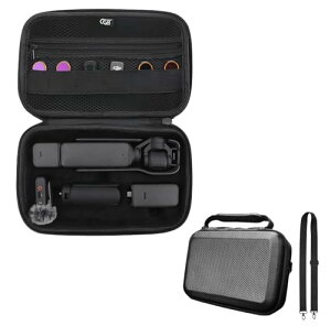 DJI Osmo Pocket 3 �P�[�X ���[�o�b�O �L�������O�P�[�X EVA�n�[�h�P�[�X �ϏՌ� PU���U�[ �V�����_�[�x���g�t �{�̂�Mic2 �ی�J�o�[ �n���h�� �O�r �t�B���^�[ �P�[�u���Ȃǂ̃A�N�Z�T���[�����[