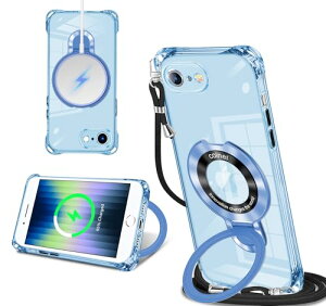 iPhone SE3 SE2 SE 8 �P�[�X MagSafe�����O�t�� �l�b�N �V�����_�[ �A�C�t�H�� se se2 se3 8 ��|���P�[�X ���|�� �΂߂��� �؍� ���� ��|�� �J�o�[ �ی^�X�^���h�t�� �}�O�l�b�g���� �c�����ϏՌ� ��