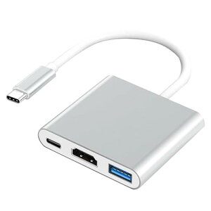 Type-C HDMI �ϊ��P�[�u�� �^�C�vc USB C Digital AV Multiport�A�_�v�^ 4K hdmi�o�̓|�[�g USB 3.0�����f�[�^�|�[�g USB-C 100W PD�}���[�d�|�[�g���T�|�[�g iPhone 16 / 15 iPad MacBook Galaxy