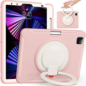 iPad Air 11�C���` (M3 M2�C2025�V�^ 2024�N) �P�[�X iPad Pro 11 ��4 / 3 / 2 / 1���� �P�[�X�����O�t�� �Ռ��z�� �y�� ��� 360�x��]�X�^���h iPad Air 5 Air4 2022 / 2020 �P�[�X ������t�� �����h�~ Pencil ���[ �s