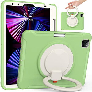 iPad Air 11�C���` (M3 M2�C2025�V�^ 2024�N) �P�[�X iPad Pro 11 ��4 / 3 / 2 / 1���� �P�[�X�����O�t�� �Ռ��z�� �y�� ��� 360�x��]�X�^���h iPad Air 5 Air4 2022 / 2020 �P�[�X ������t�� �����h�~ Pencil ���[ ��