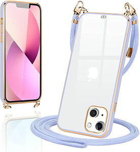 iPhone13 mini �P�[�X �V�����_�[ �N���A iPhone13 mini �X�}�z�P�[�X �J�o�[ ���|�� ��|�� �΂߂����P�[�X ���� ���킢�� �؍� ���� TPU ���^ �ϏՌ� �V���R�� �A�C�t�H��13mini (�N���[�u ��)