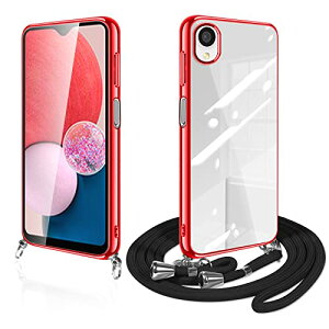 Galaxy A23 5G �P�[�X �N���A �V�����_�[ SC-56C SCG18 �X�}�z�P�[�X ���� TPU �J�o�[ �X�g���b�v�t�� ���|�� ��|�� �R�t�� �΂߂��� ���^ �ϏՌ� �V���R�� ���b�L���H (���b�h)