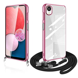Galaxy A23 5G �P�[�X �N���A �V�����_�[ SC-56C SCG18 �X�}�z�P�[�X ���� TPU �J�o�[ �X�g���b�v�t�� ���|�� ��|�� �R�t�� �΂߂��� ���^ �ϏՌ� �V���R�� ���b�L���H (���[�Y�S�[���h)
