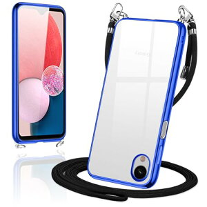 Galaxy A23 5G �P�[�X �V�����_�[ �N���A SC-56C SCG18 �J�o�[ �X�}�z�P�[�X ���� TPU ���|�� ��|�� �΂߂����P�[�X ���^ �ϏՌ� �V���R�� ���b�L���H TPU�o���p�[ (�u���[)