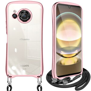 AQUOS R8 �P�[�X �N���A �V�����_�[ �A�N�I�XR8 SH-52D �J�o�[ �X�}�z�P�[�X �ϏՌ� ���� TPU �X�g���b�v�t�� ���|�� ��|�� �R�t�� �΂߂��� �V���R�� ���b�L���H ���O���\ ���������\ (���[