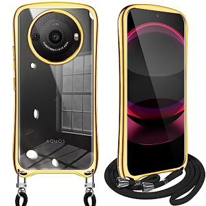 AQUOS R8 pro �P�[�X �V�����_�[ �N���A �A�N�I�XR8 pro SH-51D A301SH SH-R80P �J�o�[ �X�}�z�P�[�X �ϏՌ� ���� TPU �X�g���b�v�t�� ���|�� ��|�� �R�t�� �΂߂��� �V���R�� ���b�L���H ���O���\ ��