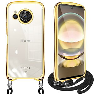AQUOS R8 �P�[�X �N���A �V�����_�[ �A�N�I�XR8 SH-52D �J�o�[ �X�}�z�P�[�X �ϏՌ� ���� TPU �X�g���b�v�t�� ���|�� ��|�� �R�t�� �΂߂��� �V���R�� ���b�L���H ���O���\ ���������\ (�S�[