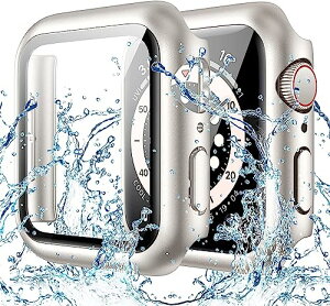 Apple Watch �h���P�[�X 44mm �J�o�[ IP68���S�h�� �o���h ���j �X�|�[�c �h���P�[�X �K���X�t�B���� ��̌^ apple watch �J�o�[ �A�b�v���E�H�b�` �P�[�X ���h�~ �ϏՌ� ���y�� PC�f�� �S�ʕی� ��̌^