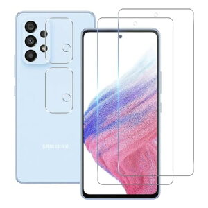 Galaxy A53 5G SC-53C SCG15 �K���X�t�B���� Galaxy A53 5G �t�B���� (2��) + �����Y�t�B���� (2��) �M�����N�V�[A53 �����K���X �����Y�ی� ���E���h�G�b�W���H 2.5D ���^ 0.26mm HD �\�ʍd9H �ϏՌ� ��U�h�~ ��
