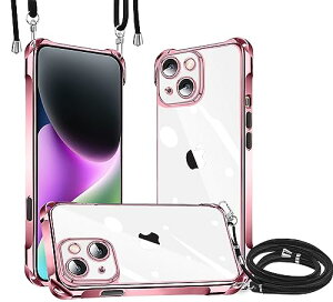 iPhone 15 Plus �P�[�X �N���A �V�����_�[ iPhone 15 plus �X�}�z�P�[�X �A�C�t�H�� 15 Plus �J�o�[ ���|�� �΂߂��� ��|���P�[�X �V�^�؍� ���� ���^ �y�� TPU ���b�L���H �g�� �P�[�X �R�t�� �΂߂��� 