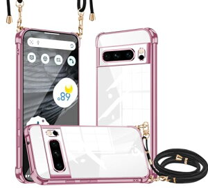 Google Pixel 8 Pro �P�[�X �N���A �V�����_�[ �V�^�؍� ���� ���^ �y�� TPU �o���p�[ ���b�L���H �ϏՌ� �O�[�O�� �s�N�Z��8�v�� �J�o�[ ��|�� ���|�� �΂߂��� ��|���X�g���b�v�t�� 1.5MM ���