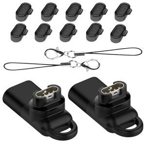 Garmin �ϊ��A�_�v�^�[ L�^ Type-C+ �h�o�v���O �[�d�|�[�g�p (10��) TPU�f�� �X�}�[�g�E�H�b�`�P�[�u�� �K�[�~���[�d�P�[�u��Garmin�ϊ��}�C�N�� usb�^�C�vc�ϊ��A�_�v�^�[ �K��vivosmart5 / ForeAthlete55 /