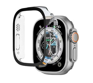 Apple Watch Ultra3 / Ultra2 / Ultra 49mm �P�[�X ��̌^ ���h�~ �ϏՌ� ���y�� PC�f�� �S�ʕی� ��̌^ �V���[�YUltra3 / Ultra2 / Ultra �{�� �ی� �T�C�Y �s�b�^�� �N���A