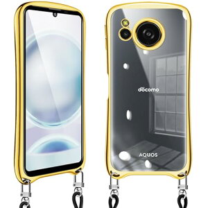 AQUOS Sense 8 �P�[�X �N���A �V�����_�[ sense8 SH-54D SHG11 �J�o�[ �X�}�z�P�[�X �ϏՌ� ���|�� ��|�� �΂߂����P�[�X ���� ���킢�� �؍� ���� TPU �V���R�� ���������\ ���O���\ (�S�[���h