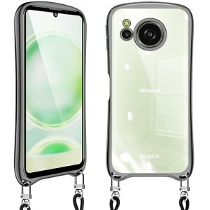 AQUOS Sense 8 �P�[�X �N���A �V�����_�[ sense8 SH-54D SHG11 �J�o�[ �X�}�z�P�[�X �ϏՌ� ���|�� ��|�� �΂߂����P�[�X ���� ���킢�� �؍� ���� TPU �V���R�� ���������\ ���O���\ (�u���b�N