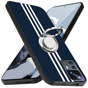 Xiaomi 12T Pro �P�[�X �����O �ϏՌ� 12T Pro �J�o�[TPU ���� ���ϖh�~ �V���R�� �ԍڃz���_�[360°��] �X�g���b�v�z�[���t�� ����~�� �����h�~ (�u���[)