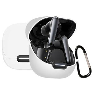 Anker Soundcore Liberty 4 NC �P�[�X Liberty 4 NC �ی�J�o�[ Liberty 4 NC �P�[�X �_�炩�� �V���R���� �����h�~ �L�Y�h�~ �ϏՌ� �h�o �y�� �����[�d�\ �J���r�i�t�� �����h�~ (�z���C�g)