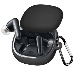 Anker Soundcore Liberty 4 �P�[�X Liberty 4 �ی�J�o�[ Liberty 4 �P�[�X �_�炩�� �V���R���� �����h�~ �L�Y�h�~ �ϏՌ� �h�o �y�� �����[�d�\ �J���r�i�t�� �����h�~ (�u���b�N)