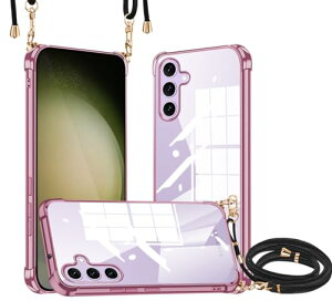 Galaxy S24 Plus �P�[�X �N���A �V�����_�[ �V�^�؍� ���� ���^ �y�� TPU �o���p�[ ���b�L���H �ϏՌ� galaxy s24 plus �J�o�[ ��|�� ���|�� �΂߂��� ��|���X�g���b�v�t�� 1.5MM ���O�����߉\�� 