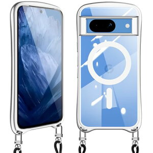 Google Pixel 8A �P�[�X �V�����_�[ �N���A MagSafe�s�N�Z��8a �X�}�z�P�[�X �J�o�[ �ϏՌ� ���|�� ��|�� ���� ���킢�� �؍� ���� TPU ���������\ ���O���\ (�V���o�[)