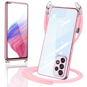 Galaxy A52 5G �P�[�X �V�����_�[ �N���A SC-53B SOG05 �X�}�z�P�[�X �J�o�[ ���� TPU ���|�� ��|�� �΂߂����P�[�X ���^ �ϏՌ� �V���R�� ���b�L���H TPU�o���p�[ (���[�Y�S�[���h)