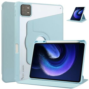 Xiao Mi Pad 6 �P�[�X 360�x��]�� �X�^���h �c�u���J�o�[ �y�� �ϏՌ� �����o�b�N�J�o�[ Android �^�u���b�g �V���I�~ Pad 6 Pro �ی�P�[�X �u���[