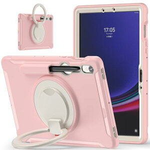 Galaxy Tab S10 FE/S9 FE 10.9�C���` �P�[�X 360�x��] �X�^���h Tab S9/S8/S7 11�C���` �J�o�[ �Ռ��z�� ��� ������t�� �n���h���t Android �^�u���b�g �M�����N�V�[ Tab S9 FE / S9 FE �J�o�[ �����h�~ S Pen ��